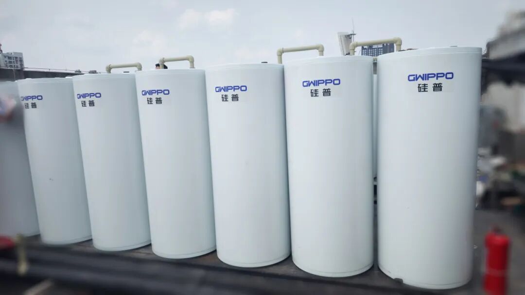 factory glass lined well tank