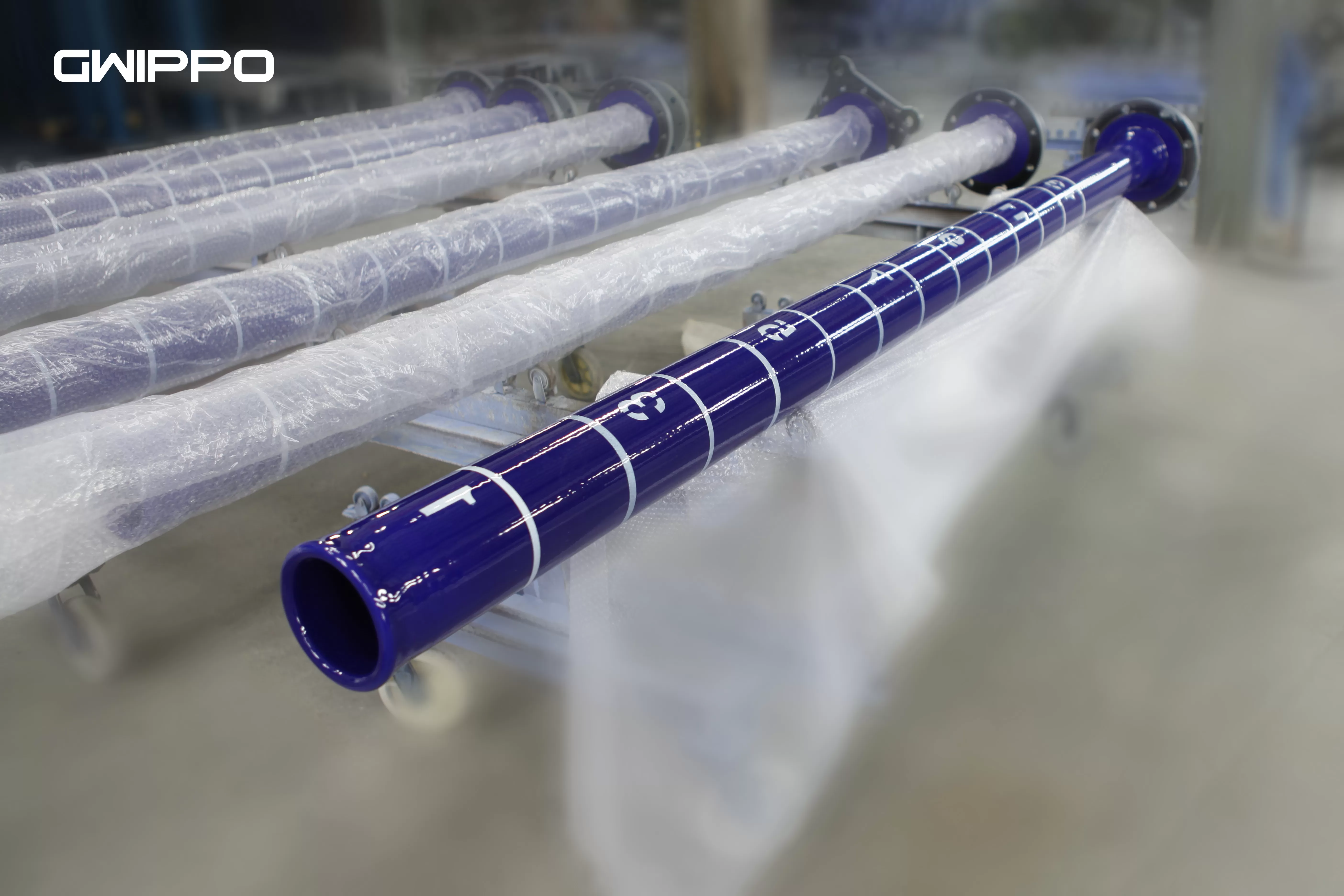 Double-Sided Glass-Lined Feed Pipe