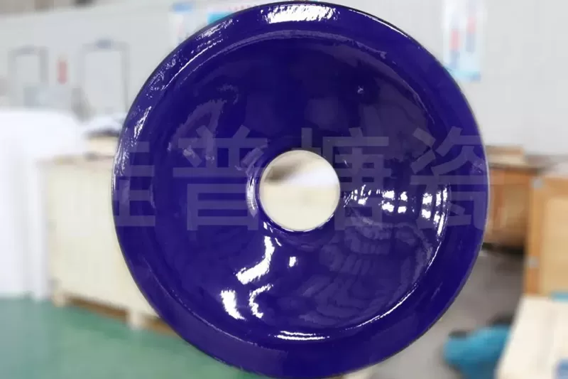 Enamel glass head