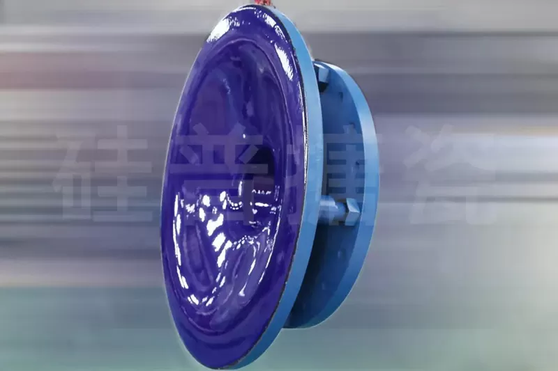 Enamel glass head