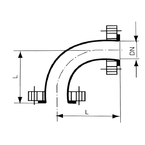 Technical Parameters of Glass-Lined 90° Elbow Technical Parameters of Glass-Lined 90° Elbow